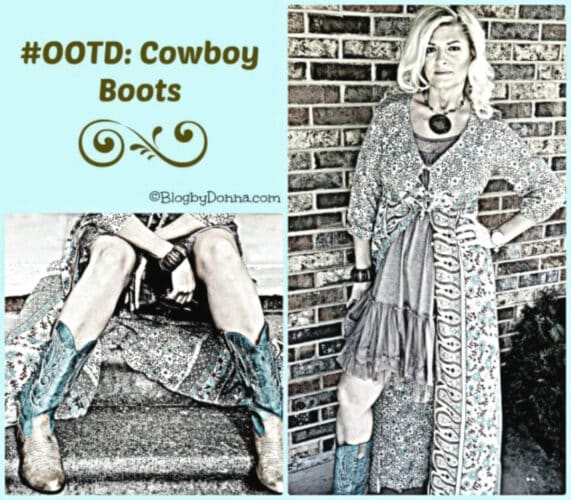cowboy boots ootd