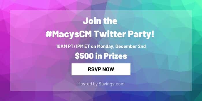 MacysCM Social Twitter Party twitter party