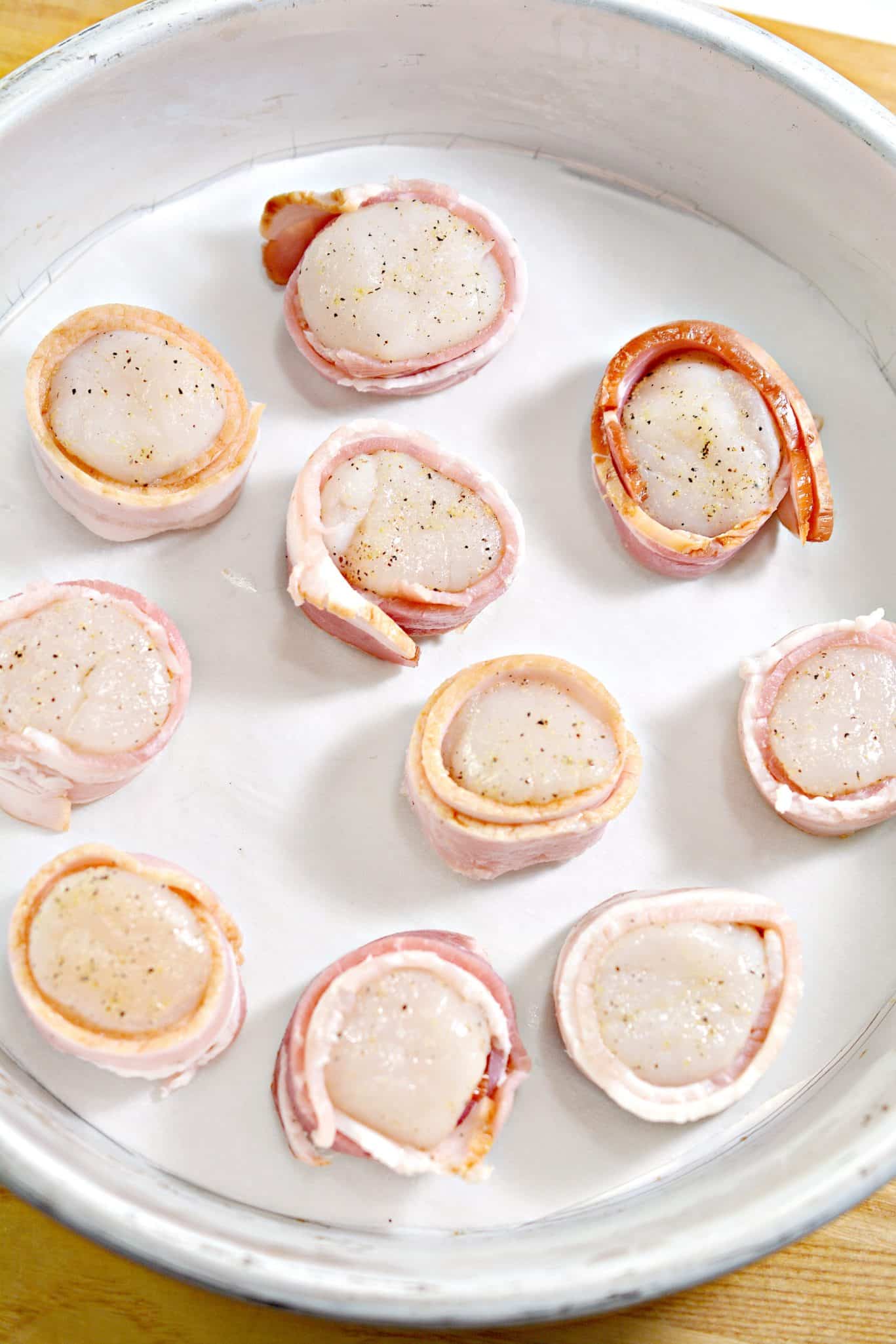 keto bacon wrapped scallops process 6 scaled bacon wrapped