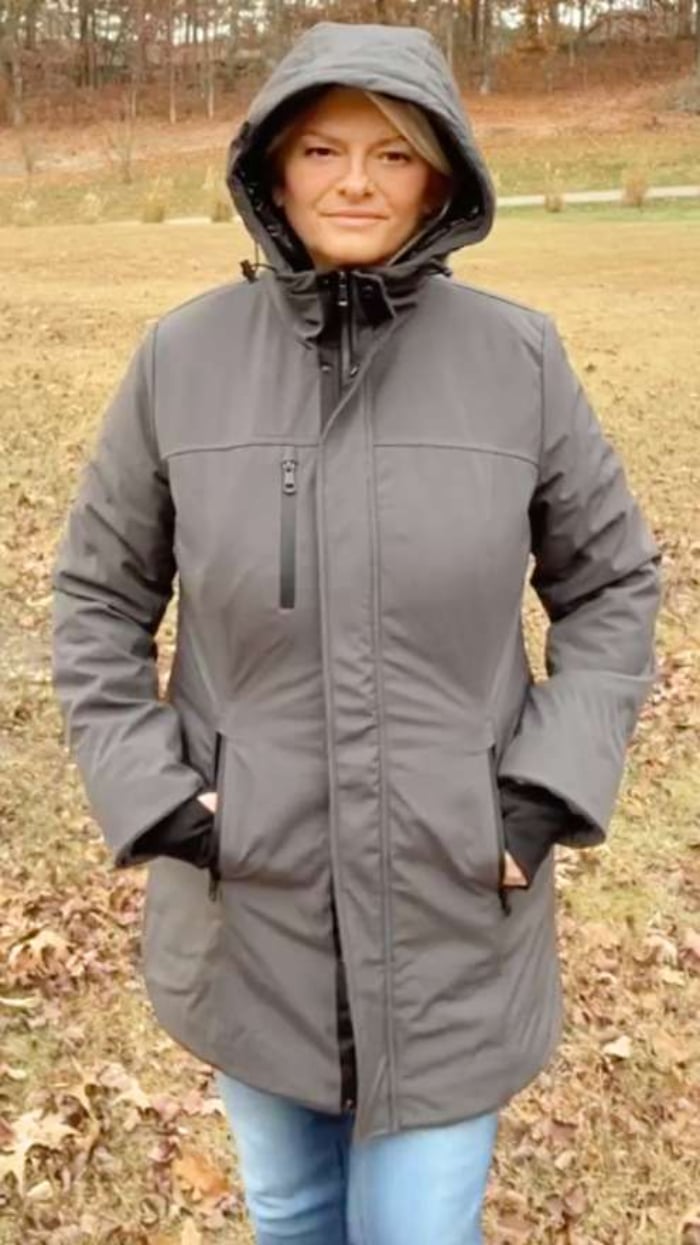 heavyweight hooded jacket sebby jacket from kohls
