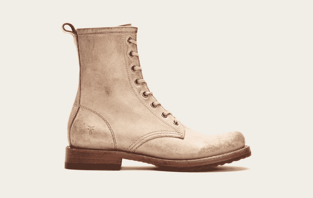 combat boots from the frye company