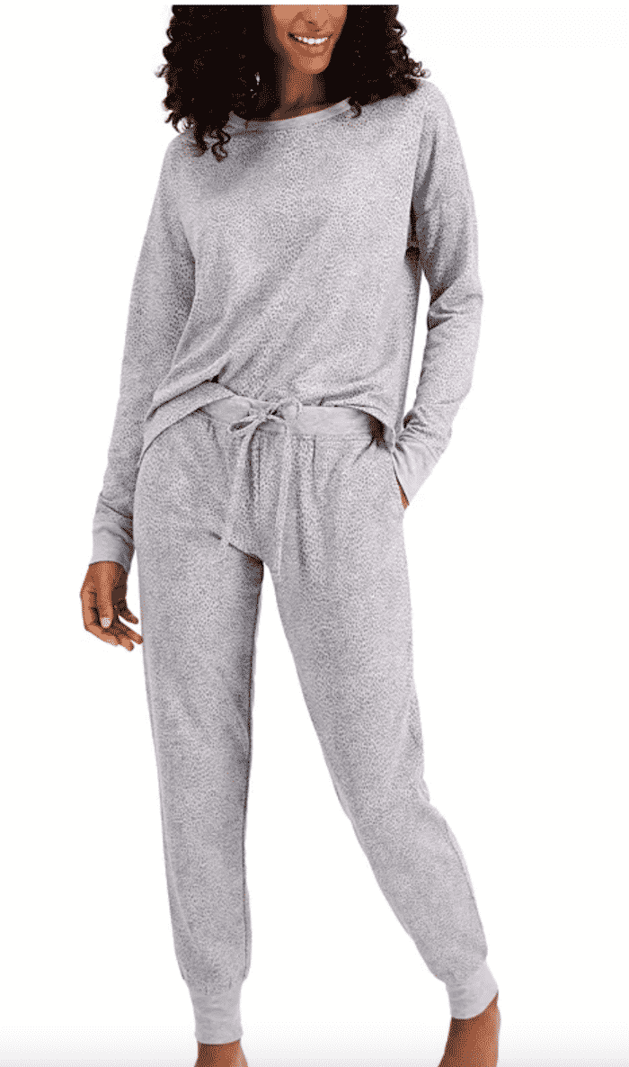 french terry pajamas from Macy's