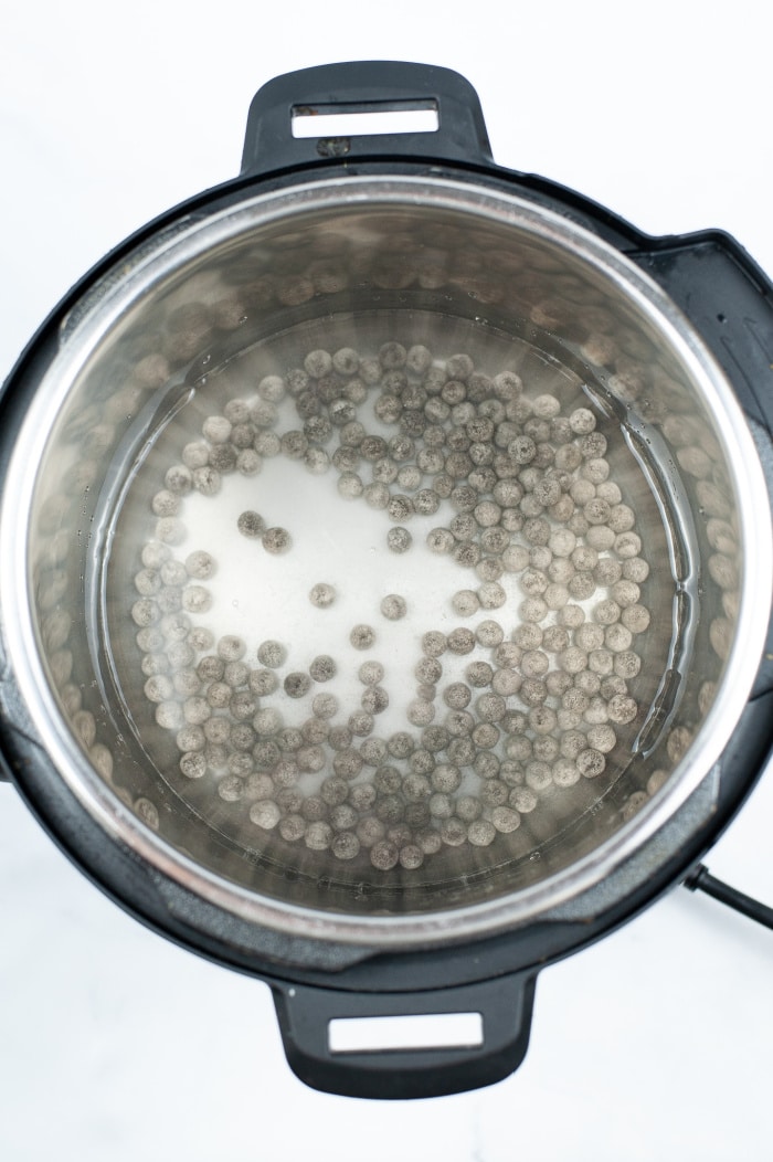 Tapioca pearls in instant pot for bubble tea