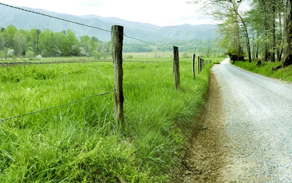 cades cove at the great smoky mountains tennessee